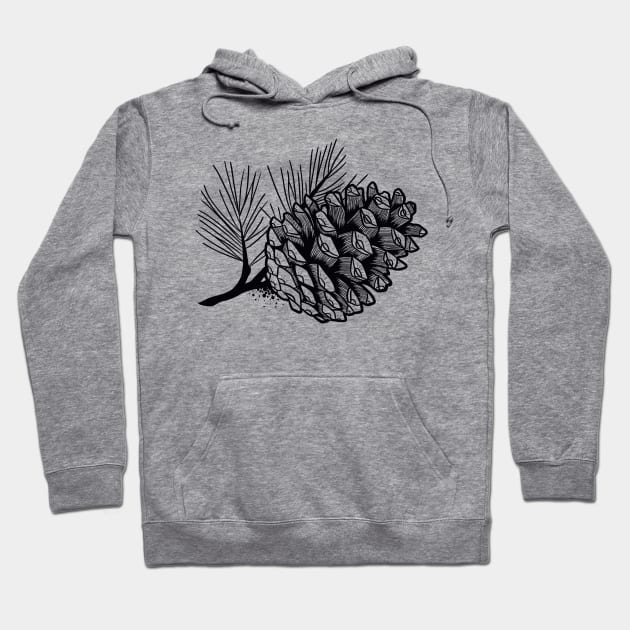 Pine cone Hoodie by Adorline